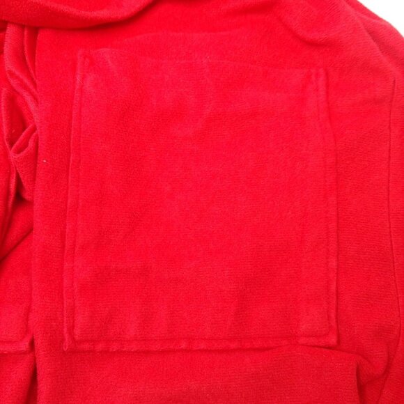 Vintage McGregor Mens OSFA Robe Red Short Belted Pockets Sleepwear Acetate EUC - Picture 5 of 7